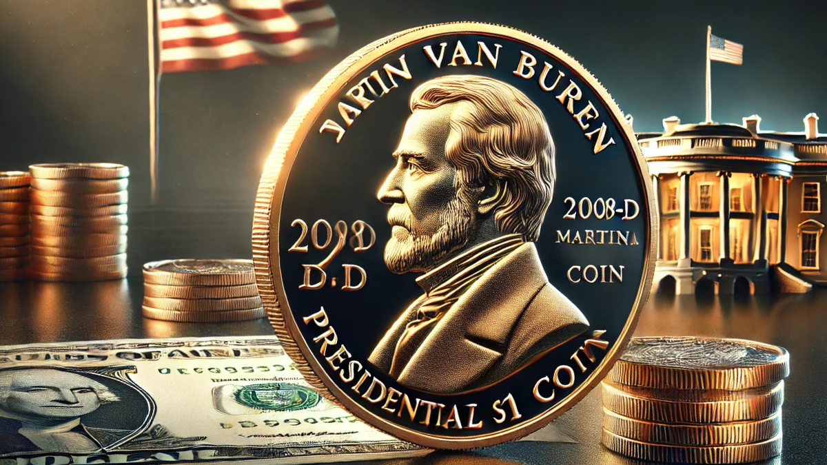 2008-D Martin Van Buren Presidential $1 Coin – Find Its Rarity And Value