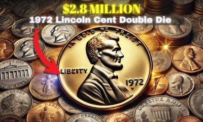 1972 Lincoln Cent Double Die: Still In Circulation And Valued At $2.8 Million – Plus 6 More Rare Coins